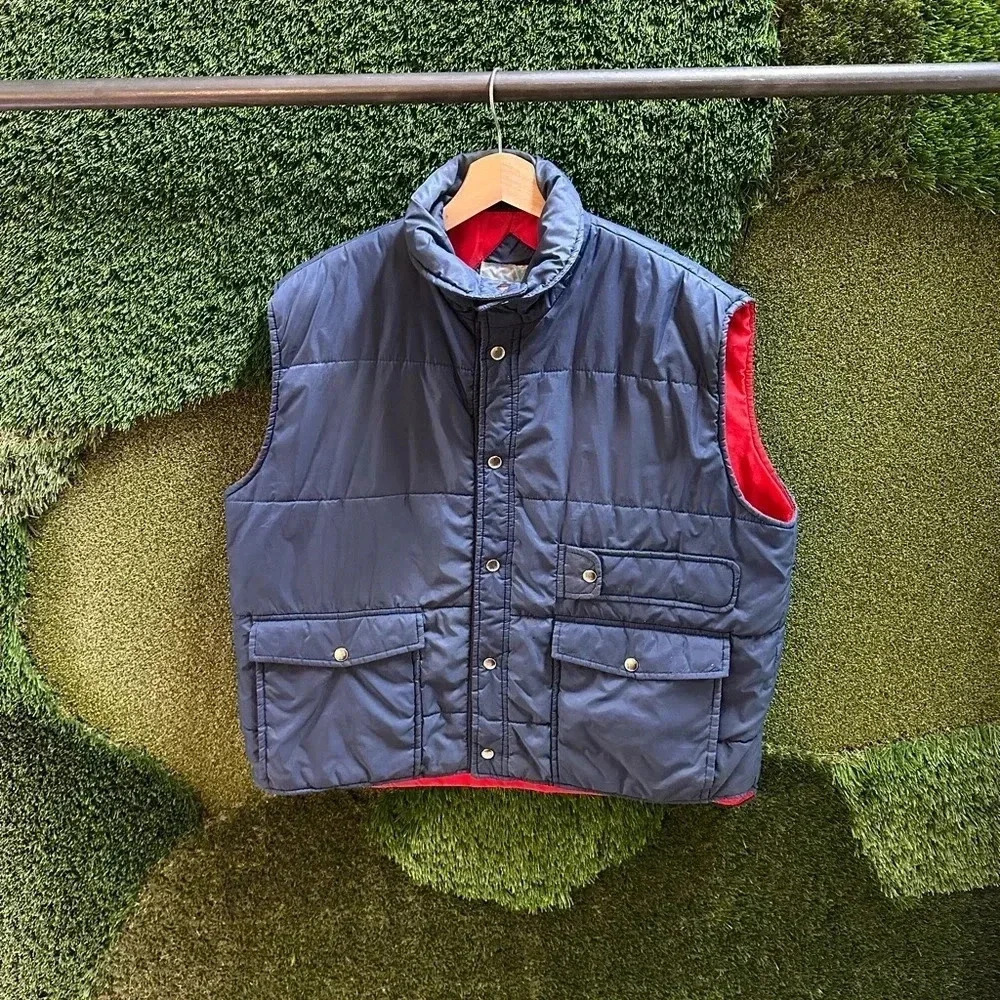 Vintage Windcrest Light Puffer Vest Size XL